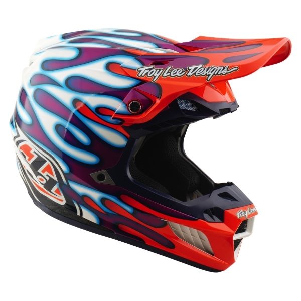 Troy Lee Designs - SE5 Composite Overspray MIPS Helmet motocross helmet product shown from another angle sku 182030001