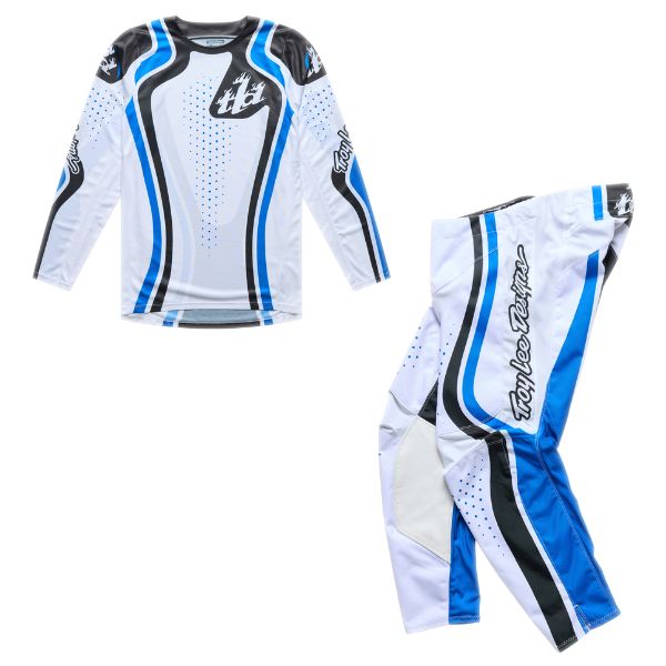 Troy Lee Designs - GP Pro Roller Jersey, Pant Combo motocross jersey in White/Blue product view