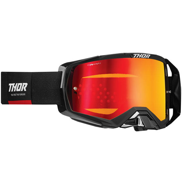 Thor Activate Goggle in Black/Red (Mirror Irridium Lens) SKU 26012794
