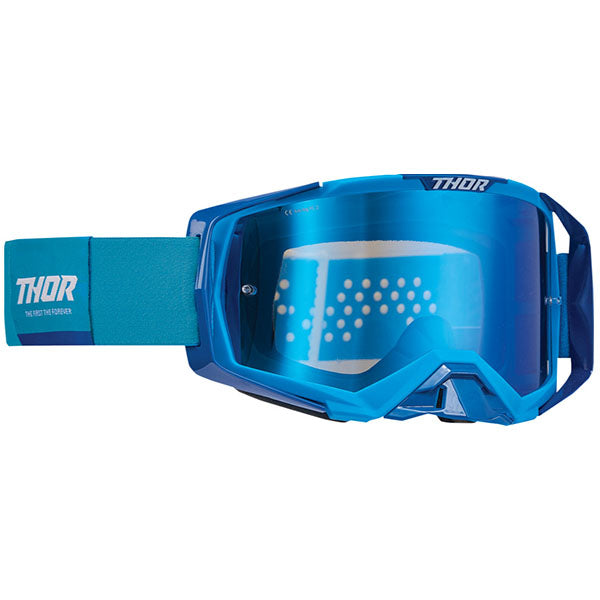 Thor Activate Goggle in Blue/White (Mirror Blue Lens) SKU 26012795