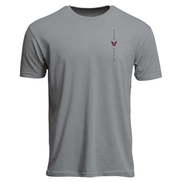 Professional studio photo of Thor Vert Tee; showing tee fit, printed graphics, and crew neckline; SKU 3030250; Colors: Navy, Heather Gray; Sizes: S-2XL