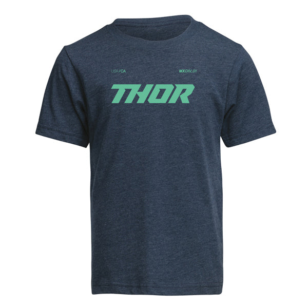 Thor Brave Tee (Youth) Front of Thor Brave Tee in Black with Thor Graphic on upper center Chest Sku 30323876 on white background Colors: Black, Petrol Blue Sizes: Y-LG, Y-MD, Y-SM, Y-XL, Y-XS SKU:303238