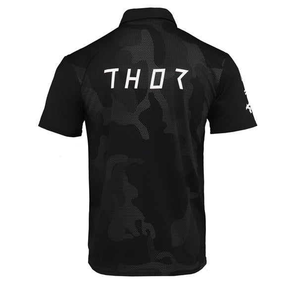 Thor Corpo Polo product image in Blk sizes MD, LG, XL, 2X SKU 3040348. Polo Shirts | Available at BTO Sports