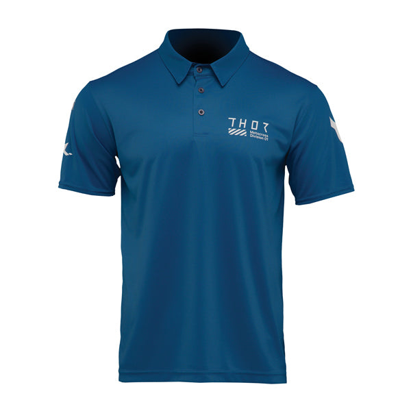 Thor Corpo Polo product image in Blk sizes MD, LG, XL, 2X SKU 3040348. Polo Shirts | Available at BTO Sports