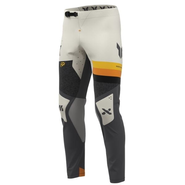 Thor Sportmode League Pants side view Colors: Charcoal/Wht SKU:2901122 | Available at BTO Sports.