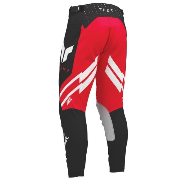 Thor Launchmode Futura Pants side view Colors: Charcoal/Green SKU:2901123 | Available at BTO Sports.