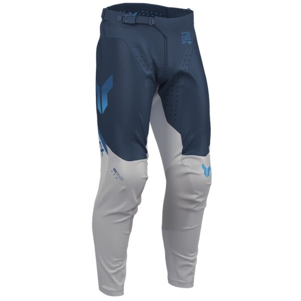 Thor Launchmode Raptor Vented Pants front angle view Colors: Black/Charcoal SKU:2901123 | Available at BTO Sports.