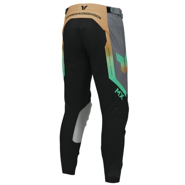 Thor Launchmode Raptor Vented Pants side view Colors: Black/Charcoal SKU:2901123 | Available at BTO Sports.