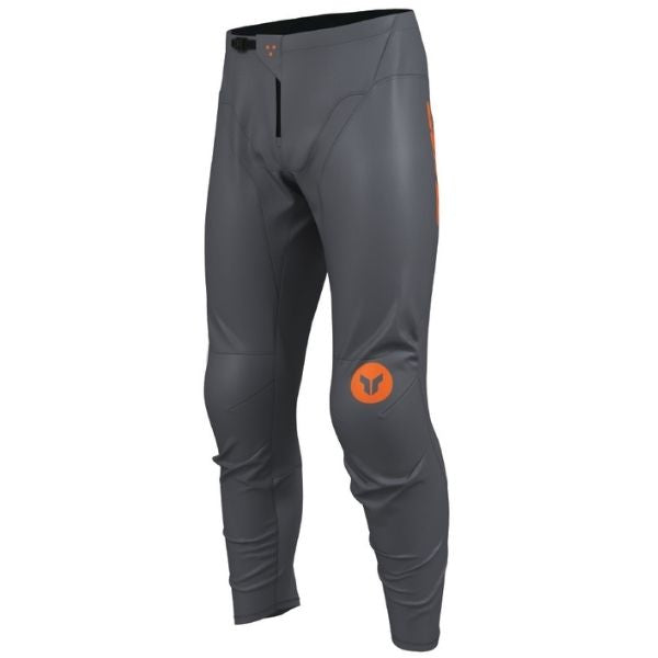 Thor Ridemode Menace Pants (Youth) side view Colors: Grey SKU:290327 | Available at BTO Sports.