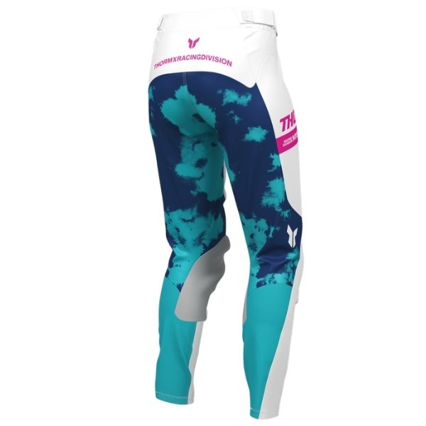 Thor Launchmode Bleach Pants (Womens) side view Colors: Black/Orchid SKU:290204 | Available at BTO Sports.
