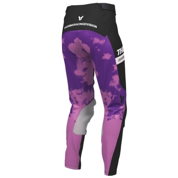 Thor Launchmode Bleach Pants (Womens) side view Colors: Black/Orchid SKU:290204 | Available at BTO Sports.