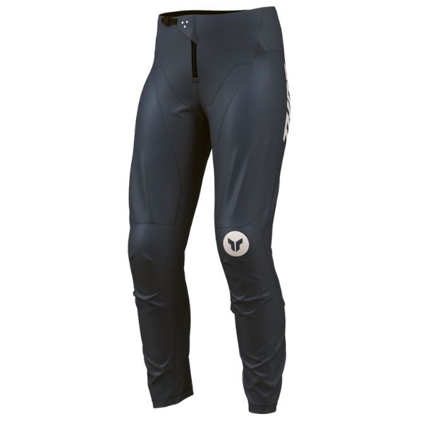 Thor Ridemode Menace Pants (Womens) side view Colors: Purple/Grey SKU:290204 | Available at BTO Sports.