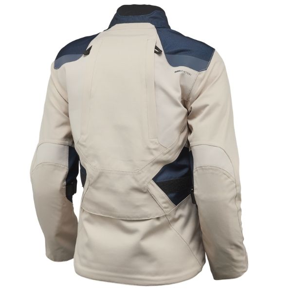 Thor Range Jacket (Womens) rear view in Sand/Midnight sizes XS, SM, MD, LG, XL SKU 2921000. Riding Jacket | Available at BTO Sports