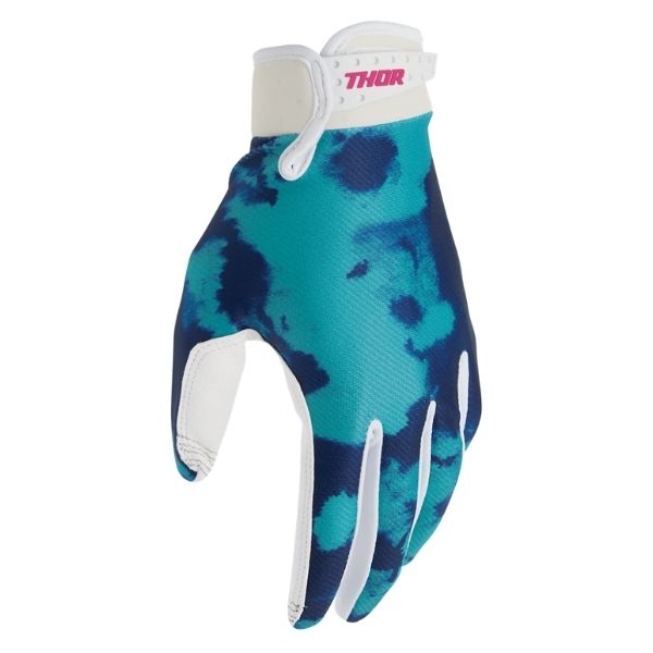 Thor Launchmode Splat Gloves (Youth) side view Colors: Black Sizes: Y-2XS to Y-XS SKU:333219 | Available at BTO Sports.