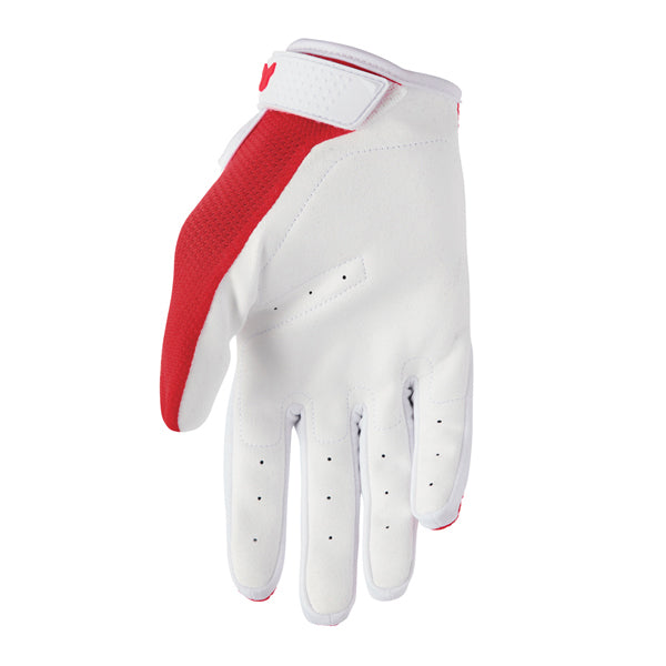 Thor Ridemode Static Gloves side view Colors: Red Sizes: XS to 2X SKU:333083 | Available at BTO Sports.