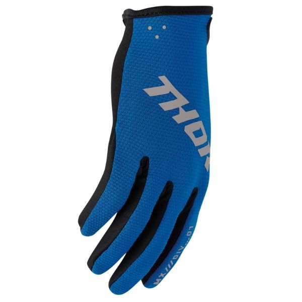Thor Ridemode Static Gloves (Womens) front angle view Colors: Grey Sizes: SM to XL SKU:333103 | Available at BTO Sports.