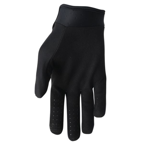 Thor Launchmode Split Gloves (Youth) rear view Colors: Red Sizes: Y-2XS to Y-XS SKU:333219 | Available at BTO Sports.