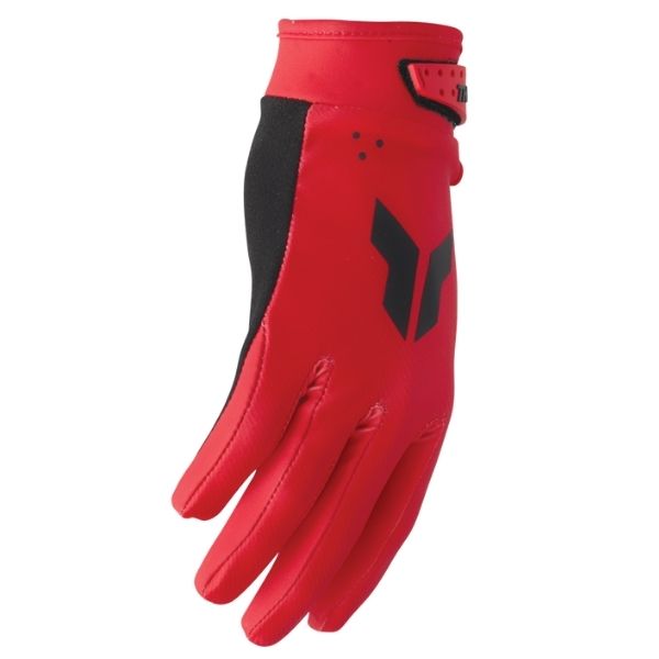 Thor Launchmode Split Gloves (Youth) rear view Colors: Nvy Blue Sizes: Y-2XS to Y-XS SKU:333219 | Available at BTO Sports.
