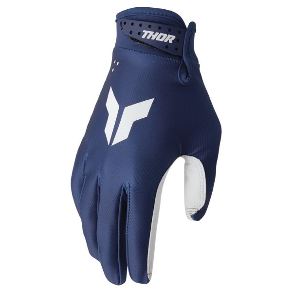 Thor Ridemode Static Gloves (Youth) rear view Colors: Black Sizes: Y-2XS to Y-XS SKU:333219 | Available at BTO Sports.