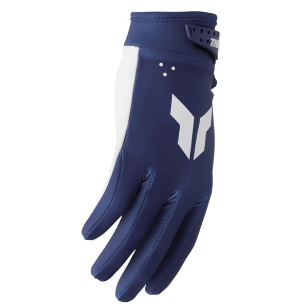 Thor Ridemode Static Gloves (Youth) rear view Colors: Black Sizes: Y-2XS to Y-XS SKU:333219 | Available at BTO Sports.