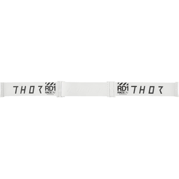 Studio photo on a white background of Thor Ascend LTD Goggles (Mirror Lens); showing frame shape, strap design, and lens style; SKU 260140