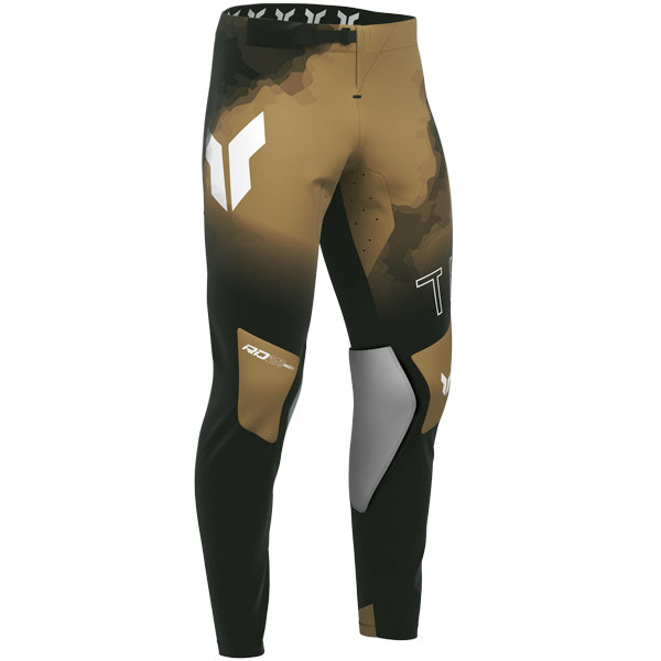 High-resolution studio image of Thor Sportmode Carbon Pants; showing panel layout, seams, and overall cut; SKU 2901127; Sizes: 28-38