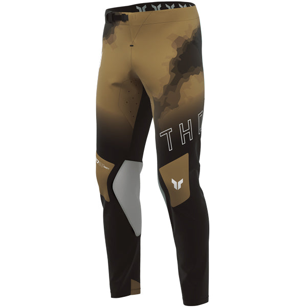 Studio photo on a white background of Thor Sportmode Carbon Pants; showing panel layout, seams, and overall cut; SKU 2901127; Sizes: 28-38