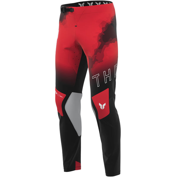 Professional studio photo of Thor Sportmode Carbon Pants; showing panel layout, seams, and overall cut; SKU 2901127; Sizes: 28-38