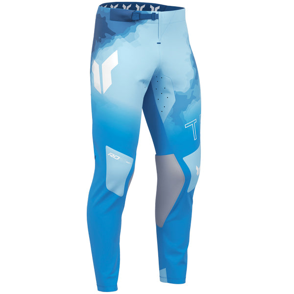 Studio photo on a white background of Thor Sportmode Carbon Pants; showing panel layout, seams, and overall cut; SKU 2901127; Sizes: 28-38