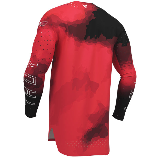 Crisp studio image on a white background of Thor Sportmode Carbon Jersey; showing fabric texture, panel layout, and graphics; SKU 291087; Sizes: S-2XL