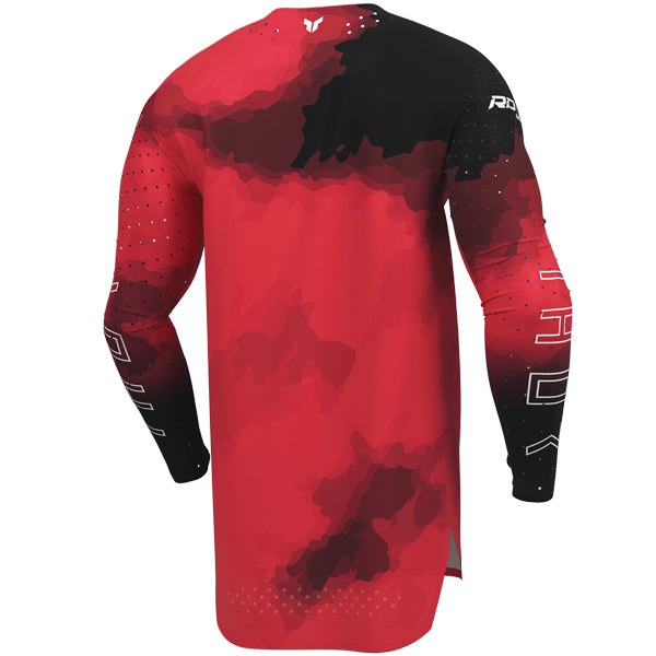 Professional studio photo of Thor Sportmode Carbon Jersey; showing fabric texture, panel layout, and graphics; SKU 291087; Sizes: S-2XL