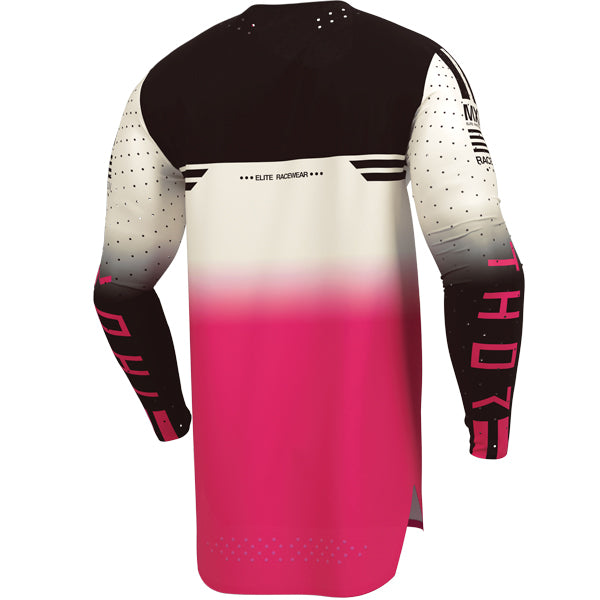 High-resolution studio image of Thor Sportmode Geo Jersey; showing fabric texture, panel layout, and graphics; SKU 291087; Sizes: S-2XL