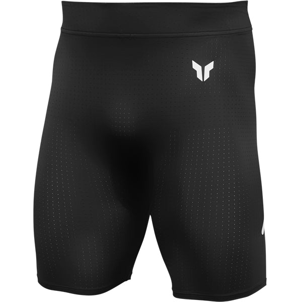 Crisp studio image on a white background of Thor Comp Shorts; showing panel layout, seams, and overall cut; SKU 294004; Colors: Black; Sizes: S-3XL