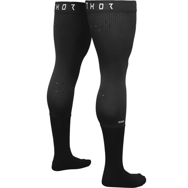 Professional studio photo of Thor Comp Socks; showing overall shape and visible design details; SKU 343109; Colors: Black; Sizes: SM/MD, LG/XL, 2X/3X - alternate view