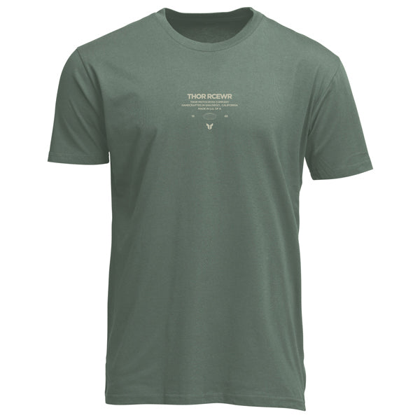 Front of Thor Signature Tee in Coal on white back ground with Thor Graphic on center of the chest Colors: Coal, Olive Sizes: SM to 2X SKU:3030251