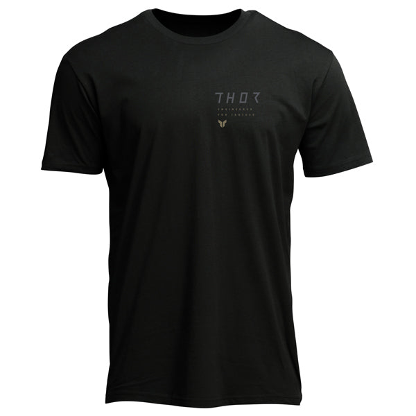 Clean studio shot of Thor Stamp Tee; showing tee fit, printed graphics, and crew neckline; SKU 3030251; Colors: Caramel, Black; Sizes: S-2XL