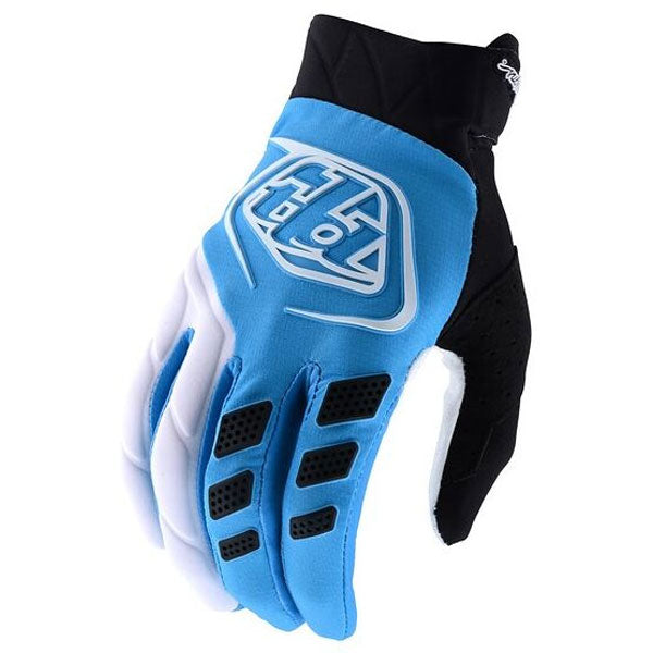 Product image of Troy Lee Revox Gloves ocean 96f395b7 6fe7 408f 818a 9416e3d39ed3 motocross gloves showing fit, construction, and colorway | Available at BTO Sports