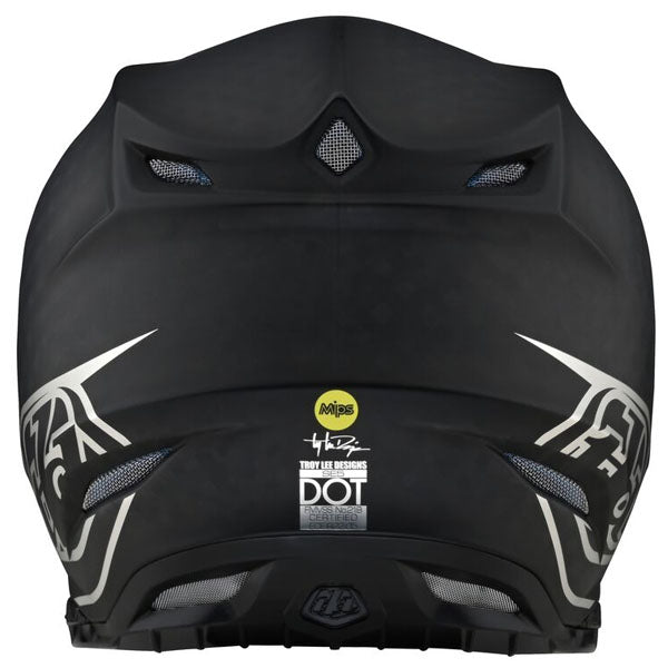 Image of Troy Lee Designs SKU 1714370 SE5 Carbon Stealth Helmet Size: XS Colors: Black/Chrome (SKU 1714370)