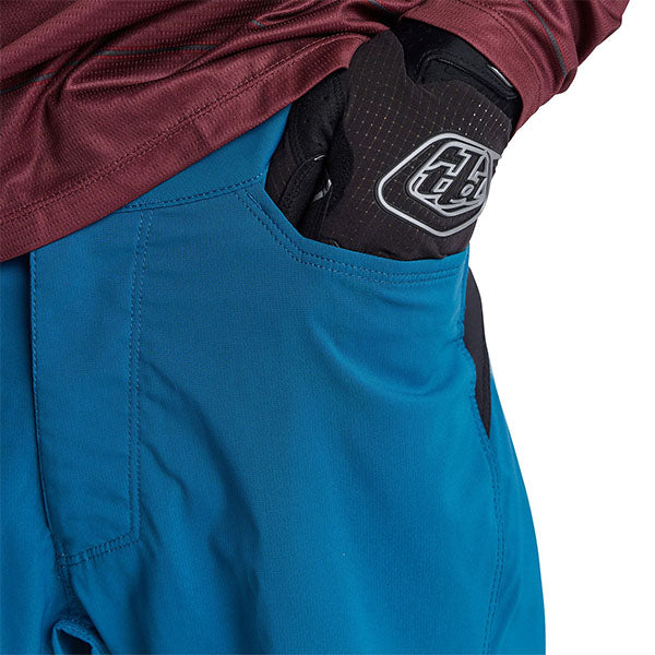 Product image of Troy Lee Designs - Flowline Solid Shorts W/ Liner (MTB) SKU:245528035 | Sizes: 30–38 | Designed for Mountain Bike, BMX and E-Bike riders | Available at BTO Sports