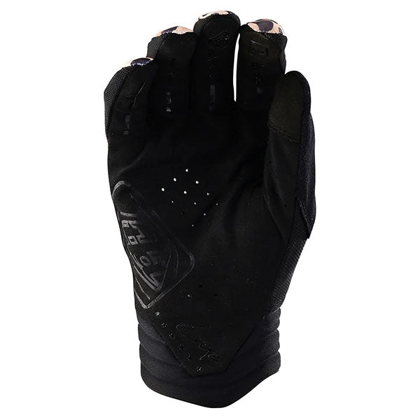 Product image of Troy Lee Designs BTO Sports 0007 TLD WOMENSACE GLOVE LEOPARD BRN 02 c0c08e8d 56f1 4dbe a590 343f8721f476 motocross gloves showing fit, construction, and colorway | Available at BTO Sports