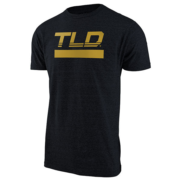 Clean studio shot of Troy Lee Designs Speed Tee; showing tee fit, printed graphics, and crew neckline; SKU 7015660; Colors: SM, MD, LG, XL and more
