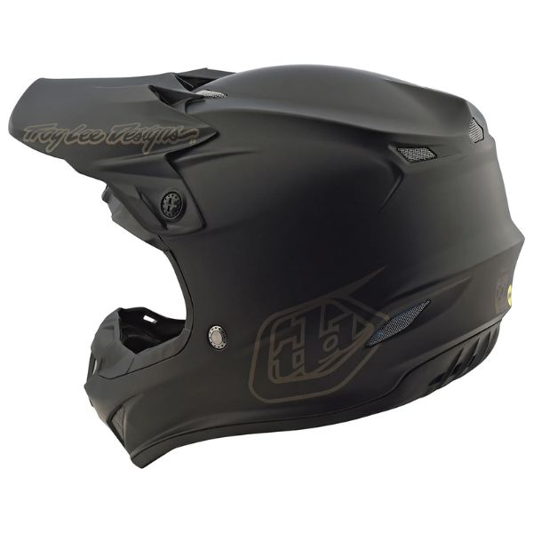 Image of Troy Lee Designs SKU 1094902 SE4 Polyacrylite Mono Helmet Size: XS Colors: Black (SKU 1094902)