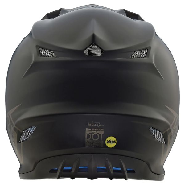 Image of Troy Lee Designs SKU 1094902 SE4 Polyacrylite Mono Helmet Size: XS Colors: Black (SKU 1094902)