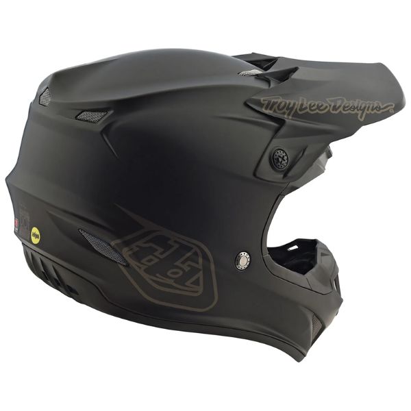 Image of Troy Lee Designs SKU 1094902 SE4 Polyacrylite Mono Helmet Size: XS Colors: Black (SKU 1094902)