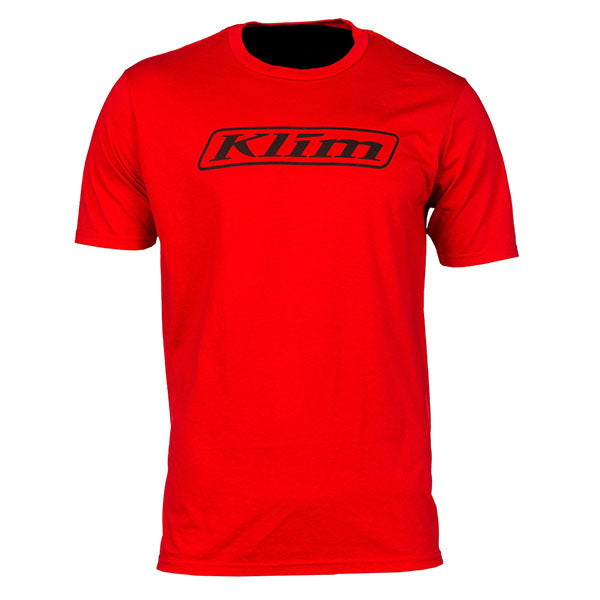 Crisp studio image on a white background of Klim Dont Follow Moto T-Shirt; showing tee fit, printed graphics, and crew neckline; SKU 3700-000-120-913