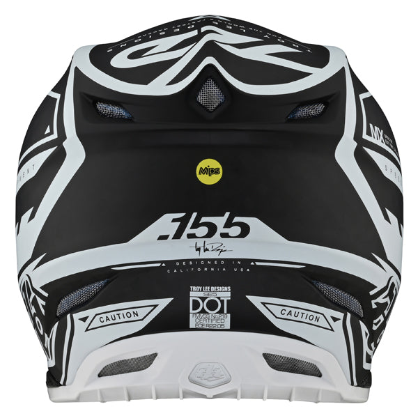 Image of Troy Lee Designs SKU 1711620 SE5 Carbon MXSE Helmet Size: XS Colors: BLACK (SKU 1711620)