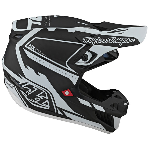 Image of Troy Lee Designs SKU 1711620 SE5 Carbon MXSE Helmet Size: XS Colors: BLACK (SKU 1711620)