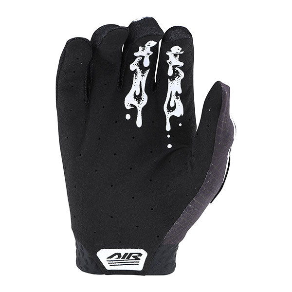 Product image of 0 Troy Lee Designs LE AIR GLOVE SLIMEHANDS WHTBLK 02 6ad7f2f5 15b9 415f b9d7 6bd3c01b4424 motocross gloves showing fit, construction, and colorway | Available at BTO Sports
