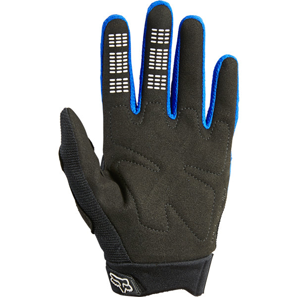 Product image of Youth MX21 DIRTPAW Glove Blue 2 731330ac f7db 4ab8 986b 3d5abdd6c802 motocross gloves showing fit, construction, and colorway | Available at BTO Sports