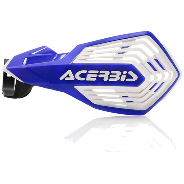Acerbis K-Future Handguards in blue and white, additional view 2